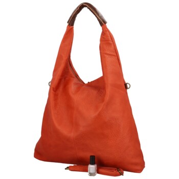 Dámská kabelka přes rameno oranžová - Paolo Bags Dominika