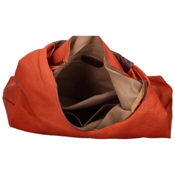Dámská kabelka přes rameno oranžová - Paolo Bags Dominika