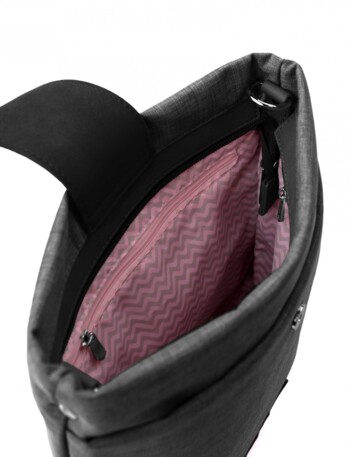 Dámská crossbody kabelka šedá - Vuch Vigo Dark Grey