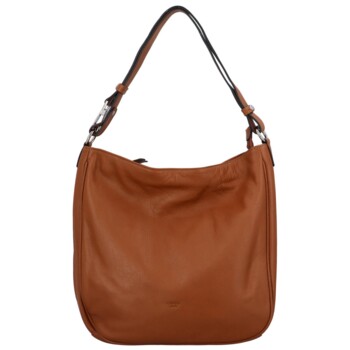 Dámská kožená kabelka světle hnědá - Katana Serva