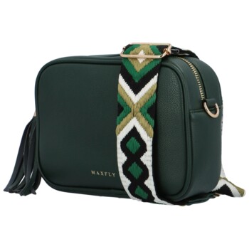 Dámská crossbody kabelka tmavě zelená - MaxFly Caira
