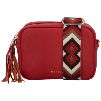 Dámská crossbody kabelka červená - MaxFly Caira