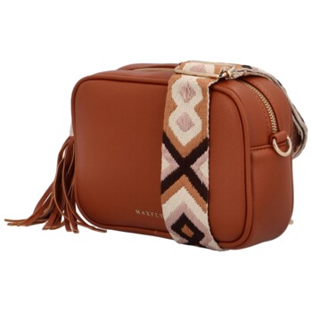 Dámská crossbody kabelka hnědá - MaxFly Caira