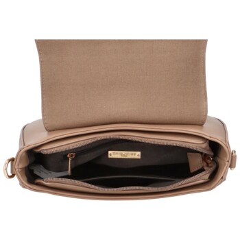 Dámská crossbody kabelka taupe - David Jones Maya