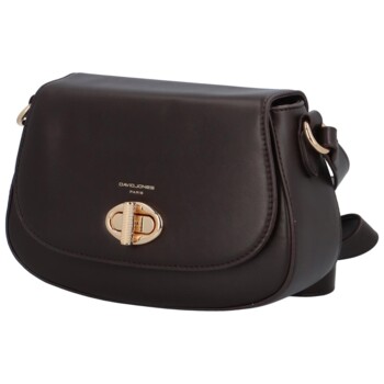 Dámská crossbody kabelka tmavě hnědá - David Jones Ima