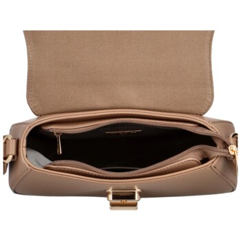 Dámská crossbody kabelka taupe - David Jones Ima
