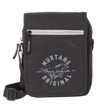 Pánská látková crossbody taška černá - Mustang Afon