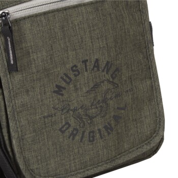 Pánská látková crossbody taška khaki - Mustang Afon