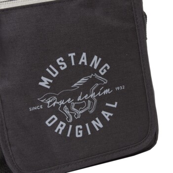 Pánská látková crossbody taška černá - Mustang Afon