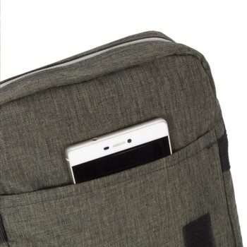 Pánská látková crossbody taška khaki - Mustang Afon