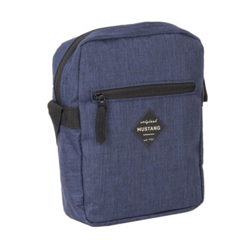 Pánská látková crossbody taška tmavě modrá - Mustang Sanjay