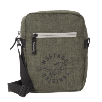 Pánská látková crossbody taška khaki - Mustang Sanjay