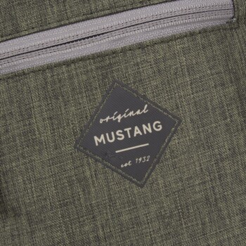 Pánská látková crossbody taška khaki - Mustang Sanjay