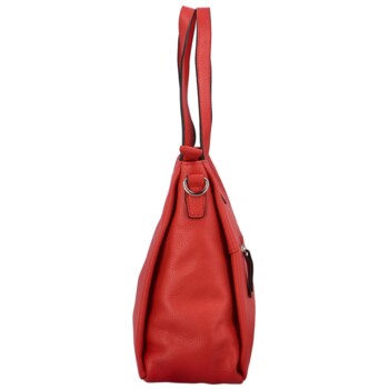 Dámská kožená kabelka červená - Katana Deborah