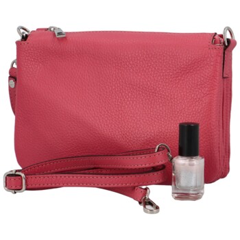 Dámské kožené psaníčko růžové - ItalY Bonnie