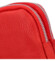 Dámské kožené crossbody pouzdro červené  - Delami Valli