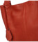 Dámská kožená kabelka cihlově červená - ItalY Methy