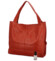 Dámská kožená kabelka cihlově červená - ItalY Methy