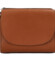 Dámská kožená crossbody kabelka hnědá - Delami Juliane