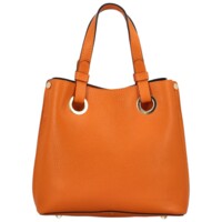 Dámská kožená kabelka oranžová - Delami Roseli