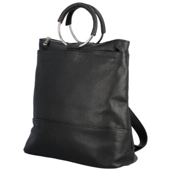 Dámský kožený batůžek černý - Delami Joyce