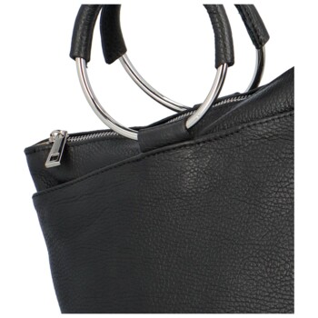 Dámský kožený batůžek černý - Delami Joyce
