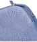 Dámská kožená kabelka do ruky džínově modrá - Delami Capeta