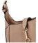 Dámská kožená kabelka přes rameno tmavě béžová - Delami Levellois