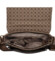Trendy dámská crossbody kabelka s módním potiskem tmavě béžová - Coveri Segunda