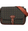 Trendy dámská crossbody kabelka s módním potiskem černo-hnědá - Coveri Segunda
