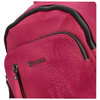 Dámský kabelko-batoh fuchsiový - Coveri Paola