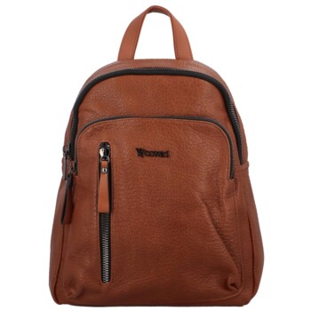 Dámský kabelko-batoh hnědý - Coveri Paola