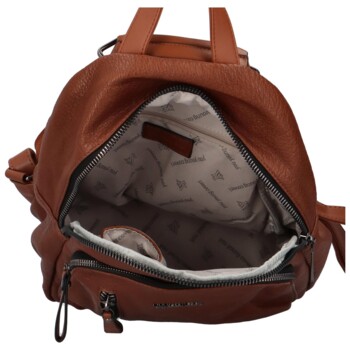 Dámský kabelko-batoh hnědý - Coveri Paola