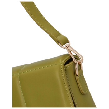 Dámská crossbody kabelka olivově zelená - DIANA & CO Irenee