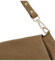 Dámska kožená crossbody khaki - Delami Yvette