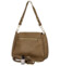 Dámska kožená crossbody khaki - Delami Yvette