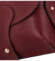 Dámská kožená crossbody vínová - Delami Carolyn