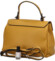 Dámská kožená kabelka do ruky žlutá - Delami Riley