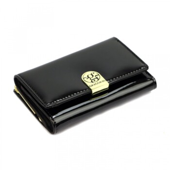 Dámská kožená peněženka černá - Gregorio Coridas
