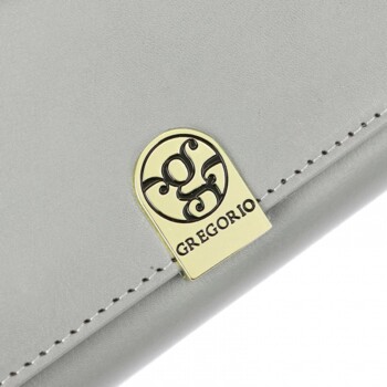 Dámská kožená peněženka šedá - Gregorio Felissita