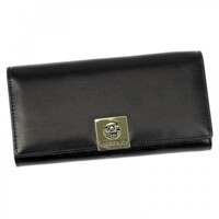 Dámská kožená peněženka černá - Gregorio Sofasa