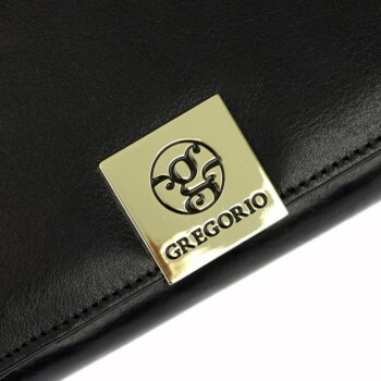 Dámská kožená peněženka černá - Gregorio Sofasa