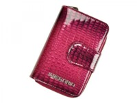 Dámská kožená malá peněženka růžová - Gregorio Manuella