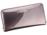 Dámská kožená pouzdrová peněženka šedá - Gregorio Clorinna
