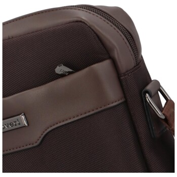 Pánská crossbody taška coffee - Coveri Bruttos