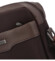 Pánská crossbody taška coffee - Coveri Bruttos