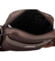Pánská crossbody taška coffee - Coveri Bruttos