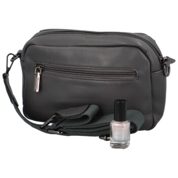 Dámská crossbody kabelka/taška tmavě šedá - Coveri Liliana