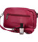 Dámská crossbody kabelka/taška červená švestka - Coveri Liliana