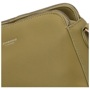 Dámská crossbody kabelka zelená - DIANA & CO Nicolle
